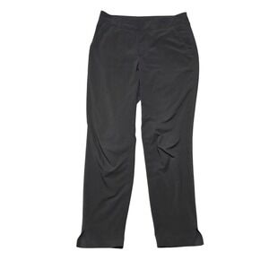 Athleta Women's Black Metro High Rise Commuter Slim Leg Pants Size 6